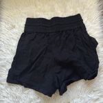 Open Edit Nordstrom  Tie Waist Pull-On Shorts Black Photo 7