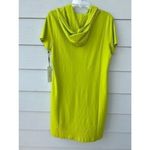 Calvin Klein neon green Hoodie T-Shirt Dress size L Photo 2