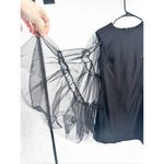 Mac Duggal Ieena for  49612 High Neck Flared Sleeve Mini Dress 8 Photo 4