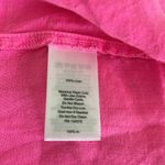 Vineyard Vines  Long Sleeve Linen Cover-up Dress In Fiesta Fuschia Photo 4