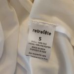 Retrofête Retrofete Zadie Embellished Silk Chiffon Dress Sleeveless White Large NWT Photo 12