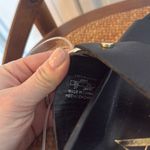 ZARA  black leather and gold hardware espadrille slide sandals 37/7 Photo 8