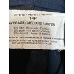 Gloria Vanderbilt Women's Navy Blue High Rise Straight Leg Trousers Pants Sz 14 Photo 4