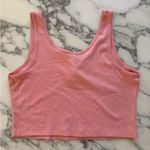 BP NWOT . Cropped Three Button Tank Coral Pink Size X Large Photo 2