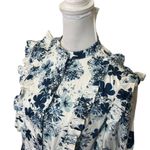Universal Standard x Erdem Kalina Short Sleeve Ruffle Shirt Top Women’s Size XS Photo 7