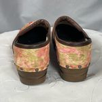 Sanita Shoes Womens Danish Clogs Marble Pink Orange Nurse Slip On Sz 38 7.5 8 Photo 3