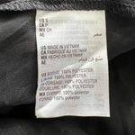 Bar III Leopard Print Sz SM Black White Gray Blouse Lined Bodice Sheer Sleeve Photo 5