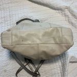 Coach Ashley Ivory Leather Shoulder Bag Convertible Satchel Handbag Carryall Photo 12