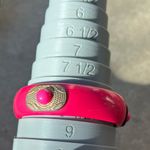 Vintage Pink Gold Tone Brass Accent Women’s Bangle Sz 8.5” Photo 4