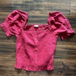 Aerie  Smocked Puff Sleeve Top Photo 3