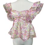 Wildfox Sydney Pink Shimmering Top SZ: XS Photo 0