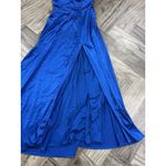 Windsor  A-line dresses with long crisscross back , Color Royal Blue Size XS $129 Photo 4