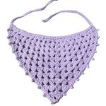 Handmade crochet bandana Purple Photo 0