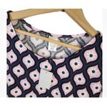 West Loop 2x$18  Size Large Short Sleeve Tunic Top Ties on Sleeves Pink Medallion Photo 3