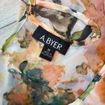A Byer A. Byer Short Sleeve Floral Blouse Size M Photo 4