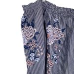 American Eagle Embroidered Floral Off Shoulder Boho Top Photo 7