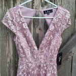 NWT Lulus Jacqueline Floral Embroidered
Backless Midi Dress Size Small Photo 5