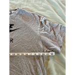 Nike  Air Shirt Women's Plus Short Sleeve Small Lounge Crop Swoosh Gray Photo 1