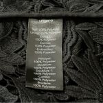 Ungaro Women’s Size M Black Kehlani Floral Eyelet Snap Front Blazer Jacket Size M Photo 10