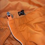 Columbia Orange & White Fleece Lined Hooded Coat size Small Photo 3
