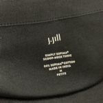 J Jill Black Simply Supima Cotton Scoop Neck Tunic Top Long Sleeve M Petite Soft Size undefined Photo 3