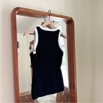 Revolve SNDYS x Dion Tank Top Ribbed Knit Contrast in Black and White Women's L Photo 3