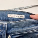 Edwin Pixie 9” Mid Rise Skinny Womens Size 24 Blue Denim Jean Five Pocket Zipper Photo 2