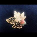 Kenneth Cole Vintage fall leaf and acorn pin Photo 4