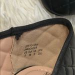 Dream Paris Dream Pairs Black Quilted Flats with Pearl Accent Photo 3