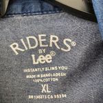Riders By Lee FINAL MARKDOWN Ladies  denim blouse xl Photo 3