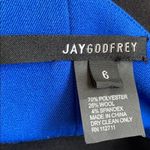 Jay Godfrey  black and blue sheath dress 6 Photo 6