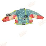 Puma Vintage Windbreaker. Women's Medium Jacket, Blue Pink White Full Zip Photo 8