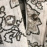 Ariat paisley w/Silver threads long sleeve Pearl Snap western shirt M Photo 4