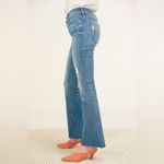 Mother Denim The Weekender in Graffiti Girl Blue Size 25 Photo 1