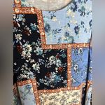 NWT J.Jill Floral Patchwork Maxi Dress with Pockets Blue Size XS Photo 1