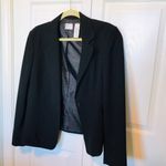 Emma James  Liz Claiborne Womens Size 14 Black Coat‎ Blazer Office Professional Photo 2