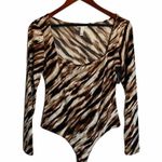 Leith NWT  Animal Print Bodysuit Photo 2