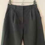 Abercrombie & Fitch Sloane Black Pleated Straight Leg Trousers Dress Pants 2 Photo 3