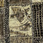 Flashback Velour Patchwork Blazer Jacket Size Small Brown Photo 7