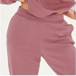 Girlfriend Collective  Organic Cotton Mauve Joggers, size S Photo 3