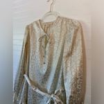 Michael Kors  Paisley Print Long Sleeve Belted Mini Dress Photo 1