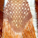 NWT gorgeous Santa Barbara designer Kristina Valencia shawl Orange Size undefined Photo 0