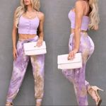 Ninexis Tie Dye Drawstring Joggers Sz M Purple Size M Photo 1