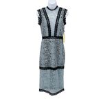 Alexis NEW Donatello Lace Crochet Sheath Midi Dress High Neck Sleeveless Small Photo 42