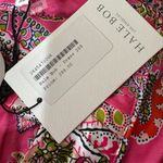 Hale Bob  Pink SIlk Floral Paisley Ruffle Double Breasted Romper‎ Size XS NWT Photo 8