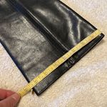 Coach Black Mabel Leather Chain Buckle Knee High Riding Boots Photo 9