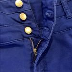 Charlotte Russe Charlotte Russe Refuge Electric Blue Button Closure High Rise Shorts Size 10 Photo 3