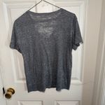 LNA  Cut Out V-Neck Grey T-Shirt Photo 1