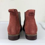 Toms Ella Suede Ankle Chelsea Boot Sz 7 Metallic Insets Rustic Rose Photo 7