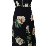 Boutique  Floral Navy open back wrap summer dress size Medium Photo 0